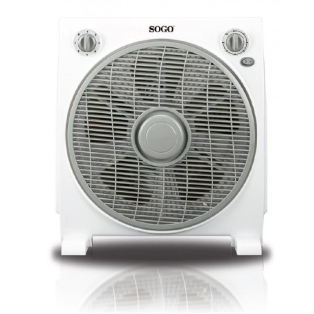 Sogo VEN-SS-21120 ventilador Gris, Blanco