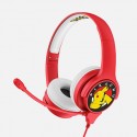 OTL Technologies Pokémon Pikachu Auriculares Alámbrico Diadema Juego Rojo, Blanco