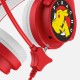 OTL Technologies Pokémon Pikachu Auriculares Alámbrico Diadema Juego Rojo, Blanco