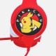 OTL Technologies Pokémon Pikachu Auriculares Alámbrico Diadema Juego Rojo, Blanco