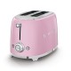 Smeg TSF01PKEU tostadora 2 rebanada(s) Rosa 950 W