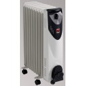 FM Calefacción RW-20 calefactor eléctrico Radiador Negro, Gris 2000 W