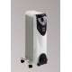 FM Calefacción BR-10 calefactor eléctrico Interior Negro, Blanco 1000 W