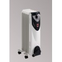 FM Calefacción BR-10 calefactor eléctrico Interior Negro, Blanco 1000 W