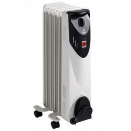 FM Calefacción RW-10 calefactor eléctrico Radiador Negro, Blanco 1000 W