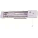 FM Calefacción 1502-C calefactor eléctrico Calentador de cuarzo Blanco 1200 W