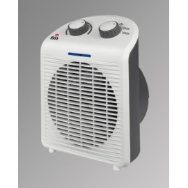 FM Calefacción T-22 Ventilador eléctrico Interior Negro, Blanco 2000 W