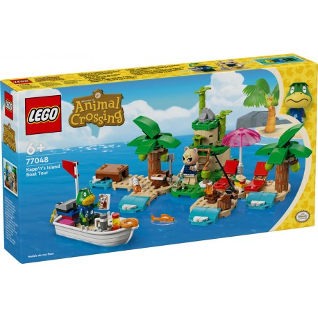 Lego animal crossing paseo en barca con el capitán