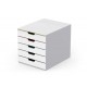 Durable VARICOLOR Mix 5 archivador organizador Plástico Multicolor, Blanco