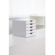 Durable VARICOLOR Mix 5 archivador organizador Plástico Multicolor, Blanco