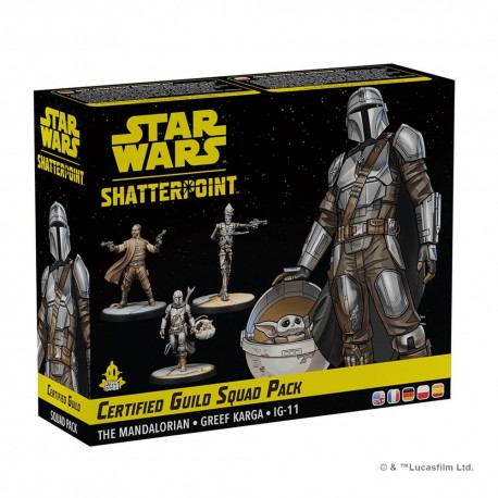 Juego de mesa star wars shatterpoint certified guild squad pack edad recomendada 14 años