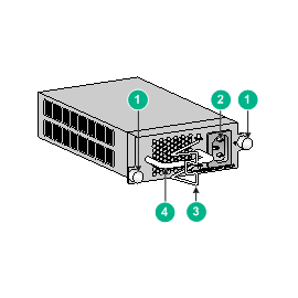 H3C - H3C - PSR75-12A-GL - 75W AC PLUGGABLE POWER SUPPLY MODULE - 0231A7G9