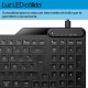 HP - HP 405 Multi-Device Backlit Wired Keyboard - 7N7C1AA