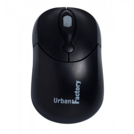 URBAN FACTORY - Urban Factory Big Crazy Mouse ratón Ambidextro USB tipo A Óptico 800 DPI - BCM01UF