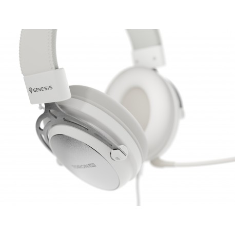 GENESIS Toron 301 Auriculares Alámbrico Diadema Juego Blanco