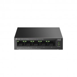 TP-Link LiteWave LS105P No administrado Fast Ethernet (10/100) Energía sobre Ethernet (PoE) Negro