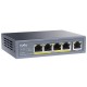 CUDY - Cudy GS1005P switch Gigabit Ethernet (10/100/1000) Energía sobre Ethernet (PoE) Gris - gs1005p