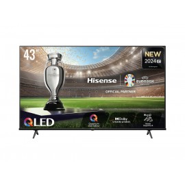 HISENSE - Hisense 43E7NQ Televisor 109,2 cm (43'') 4K Ultra HD Smart TV Wifi Negro, Gris - 43E7NQ