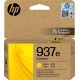 HP - HP Cartucho de Tinta Original EvoMore 937e amarilla - 4S6W8NE