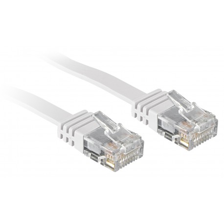 LINDY - Lindy 2m Cat.6 cable de red Blanco Cat6 - 47502