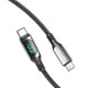 VENTION - Vention Cable USB 2.0 Tipo-C 5A 100W TAYBAV/ USB Tipo-C Macho - USB Tipo-C Macho/ 1.2m/ con Pantalla - TAYBAV