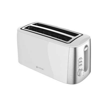 GRUNKEL - Grunkel TS-DOBLEMAXI tostadora 4 rebanada(s) 1400 W Plata, Blanco - ts-doblemaxi