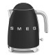 SMEG - Hervidor, 50's Style, Negro Mate KLF03BLMEU - KLF03BLMEU