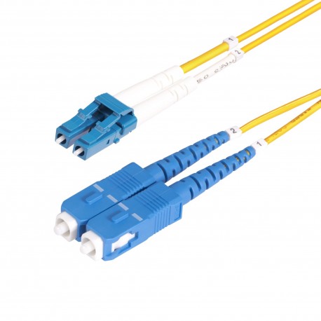 StarTech.com Cable de Fibra Óptica LC a SC (UPC) OS2 Monomodo 9/125µm 10G LSZH