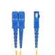 StarTech.com Cable de Fibra Óptica LC a SC (UPC) OS2 Monomodo 9/125µm 10G LSZH