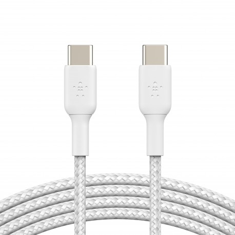 Belkin CAB004BT1MWH2PK cable USB 1 m USB 2.0 USB C Blanco