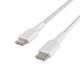 Belkin CAB004BT1MWH2PK cable USB 1 m USB 2.0 USB C Blanco