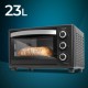 Cecotec 03817 horno tostador 23 L 1500 W Negro Parrilla