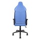 Thermaltake GGC-VCO-LWLWDS-01 silla para videojuegos Butaca para jugar Asiento acolchado Azul, Blanco