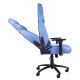 Thermaltake GGC-VCO-LWLWDS-01 silla para videojuegos Butaca para jugar Asiento acolchado Azul, Blanco