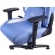 Thermaltake GGC-VCO-LWLWDS-01 silla para videojuegos Butaca para jugar Asiento acolchado Azul, Blanco