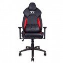 Thermaltake GGC-VCO-BRLWDS-01 silla para videojuegos Butaca para jugar Asiento acolchado Negro, Rojo