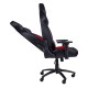 Thermaltake GGC-VCO-BRLWDS-01 silla para videojuegos Butaca para jugar Asiento acolchado Negro, Rojo