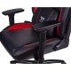 Thermaltake GGC-VCO-BRLWDS-01 silla para videojuegos Butaca para jugar Asiento acolchado Negro, Rojo