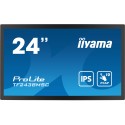 iiyama PROLITE Pizarra de caballete digital 61 cm (24'') LED 600 cd / m² Full HD Negro Pantalla táctil