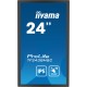 iiyama PROLITE Pizarra de caballete digital 61 cm (24'') LED 600 cd / m² Full HD Negro Pantalla táctil