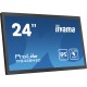 iiyama PROLITE Pizarra de caballete digital 61 cm (24'') LED 600 cd / m² Full HD Negro Pantalla táctil