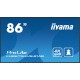 iiyama ProLite Pantalla plana para señalización digital 2,17 m (85.6'') LCD Wifi 500