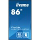 iiyama ProLite Pantalla plana para señalización digital 2,17 m (85.6'') LCD Wifi 500