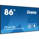 iiyama ProLite Pantalla plana para señalización digital 2,17 m (85.6'') LCD Wifi 500