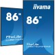 iiyama ProLite Pantalla plana para señalización digital 2,17 m (85.6'') LCD Wifi 500