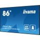 iiyama ProLite Pantalla plana para señalización digital 2,17 m (85.6'') LCD Wifi 500