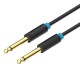 VENTION - Vention Cable Estéreo BAABI/ Jack 6.5 Macho - Jack 6.5 Macho/ 3m/ Negro - BAABI