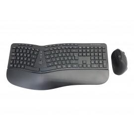 Conceptronic ORAZIO02DE teclado Ratón incluido RF inalámbrico QWERTZ Alemán Negro