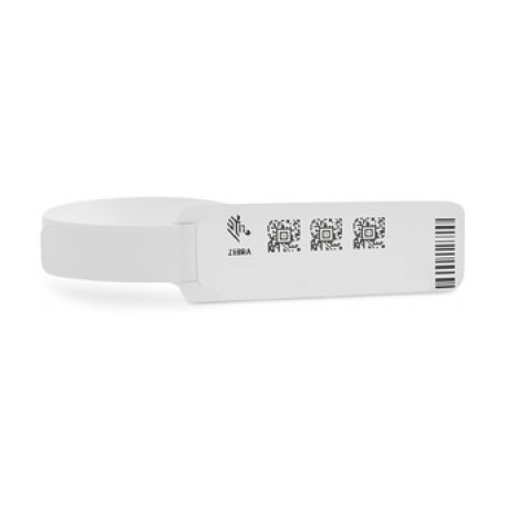 ZEBRA - Zebra Z-Band Direct Rojo, Blanco Pulsera de hospital - 10006999-RK