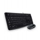 Logitech MK120 USB Ruso Negro